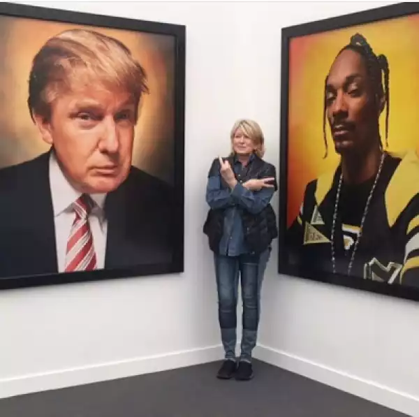See What Martha Stewart Did To Pres. Donald Trump